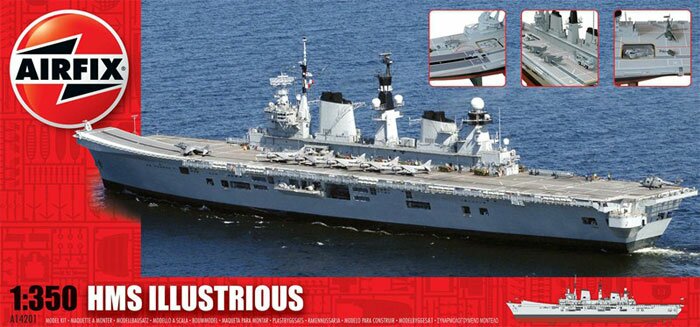 модель Британский авианосец Илластриус - HMS Illustrious 1/350